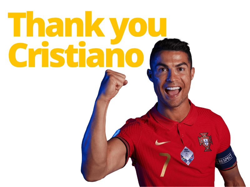 Football Superstar Cristiano Ronaldo Donates To I AM