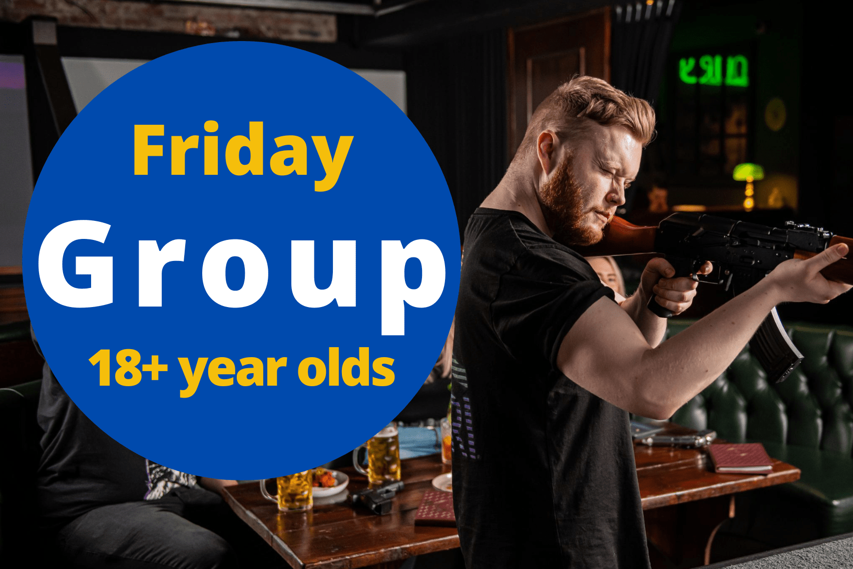 18+ Friday Group Point Blank Shooting & Lunch I AM